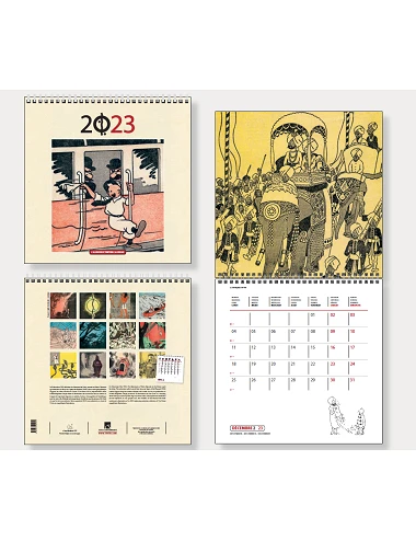 Calendario de pared Tintin...