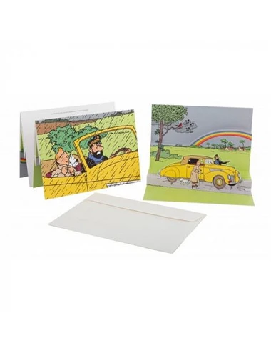 Tintin Popup postcard with...