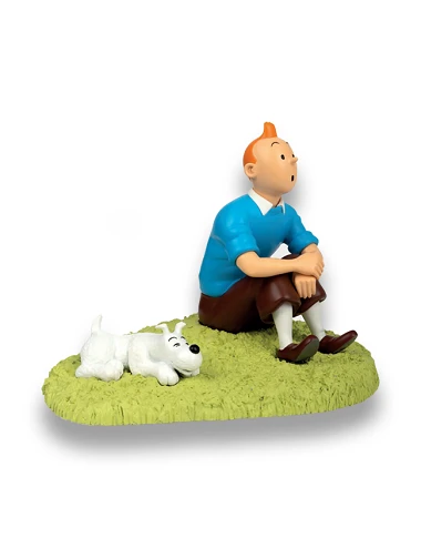 Collectible Tintin resin...