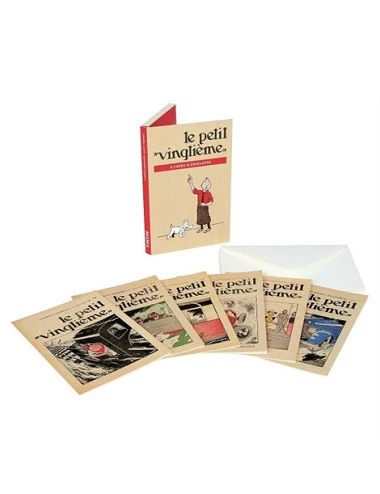 Set 6 Postcards Tintín -...