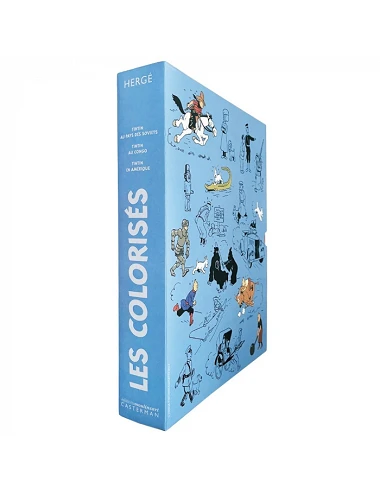 Box set 3 Albums Tintin...