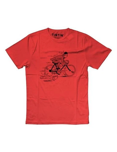 Camiseta Tintín - Bici Loto...