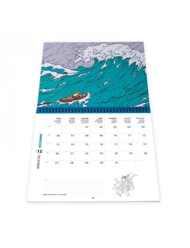 Calendario de pared Tintín...