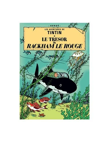 Tintin Poster - LE TRESOR...