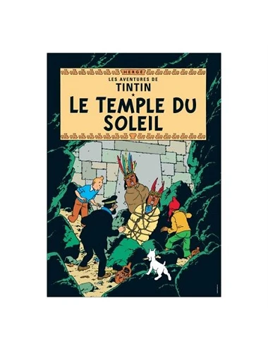 Tintin Poster - LE TEMPLE...
